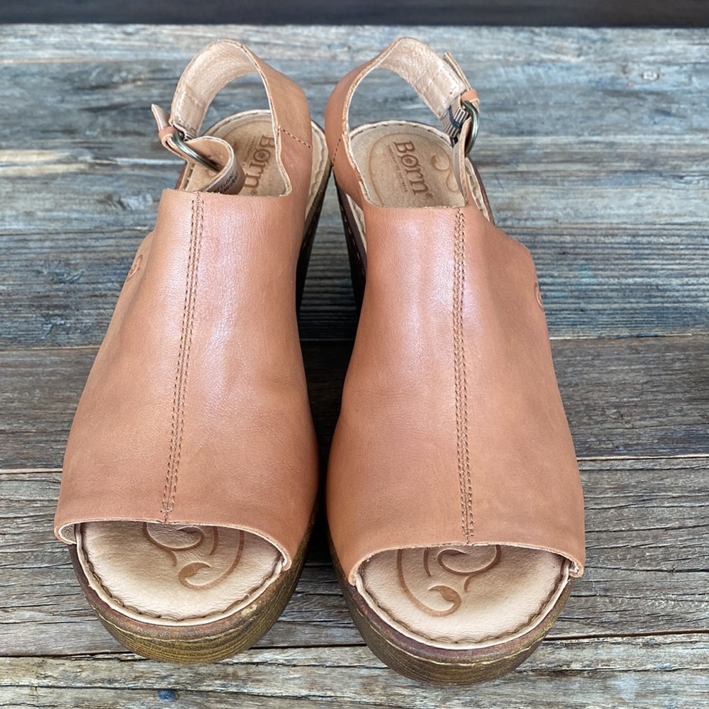 BORN -  shoes Women - Canna cognac (9)